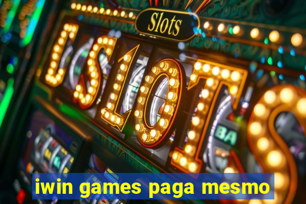 iwin games paga mesmo